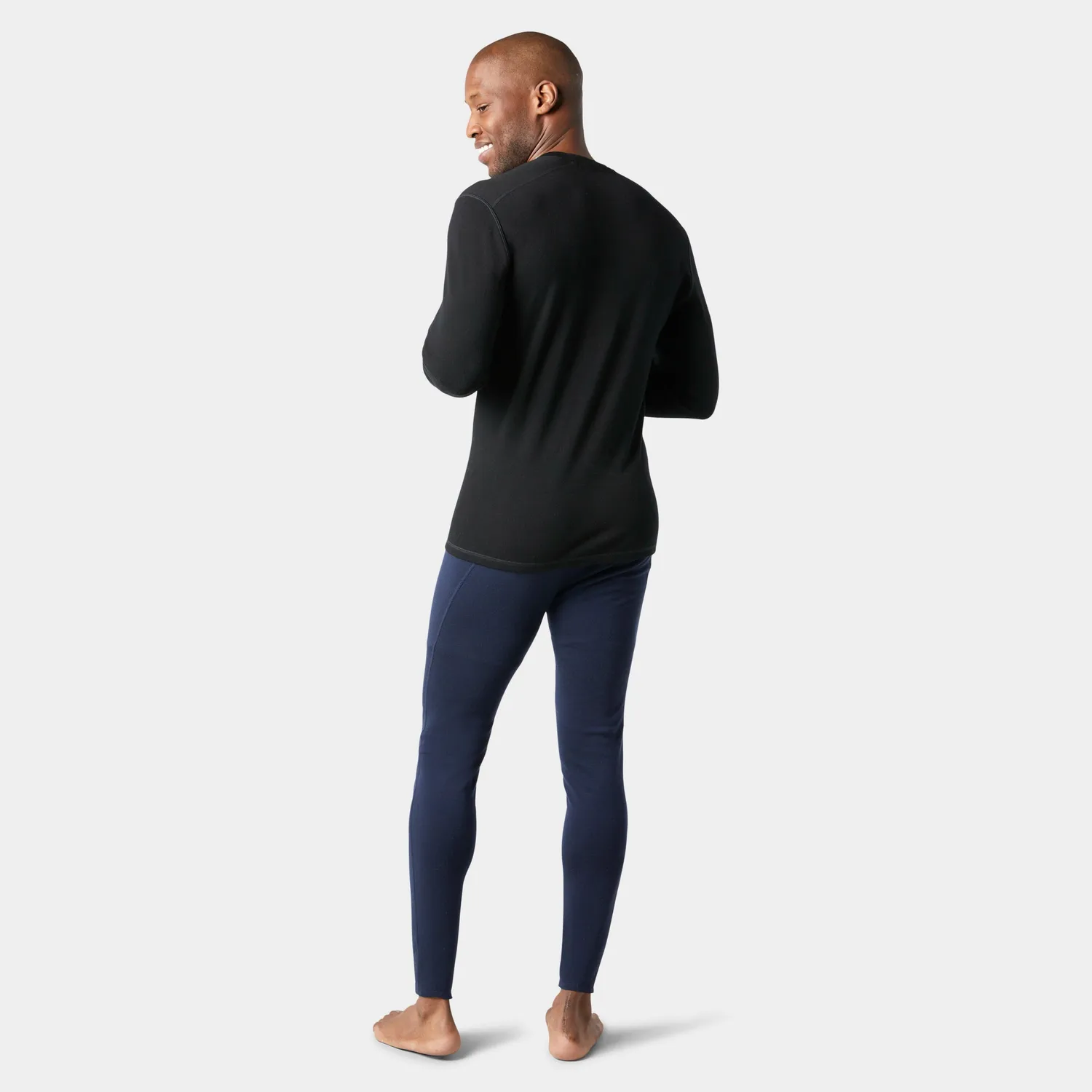 Smartwool Classic Thermal Merino undertrøye svart herre