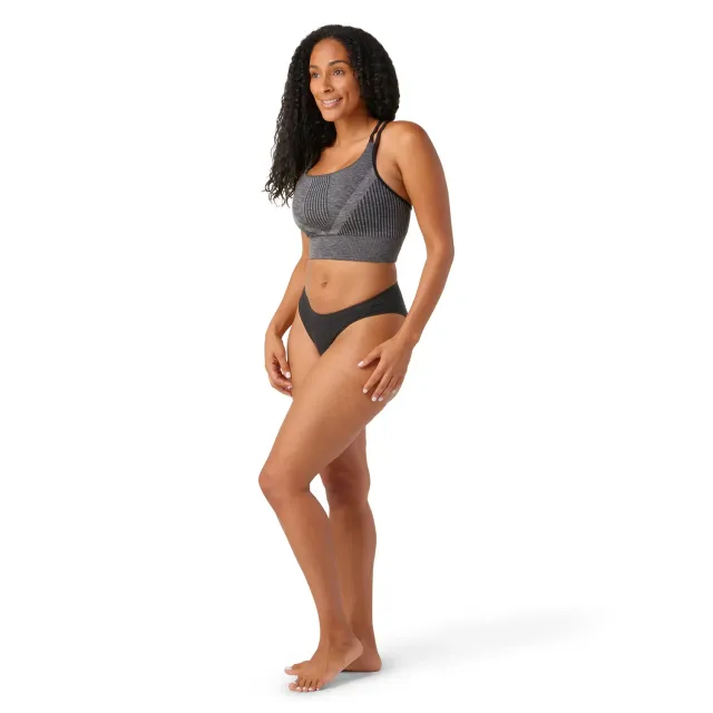 Smartwool Intraknit Bikini truse svart merinoull
