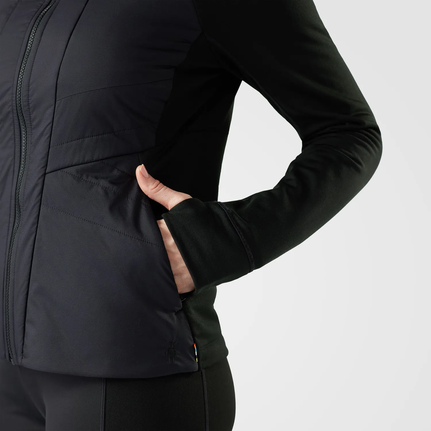 Smartwool Smartloft Hybrid jakke dame svart isolert
