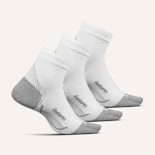 Feetures Plantar Fasciitis Relief quarter sokker 3-pk