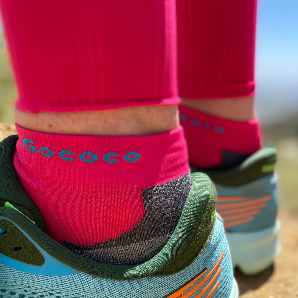 Gococo Compression leggsleeves cerise kompresjon