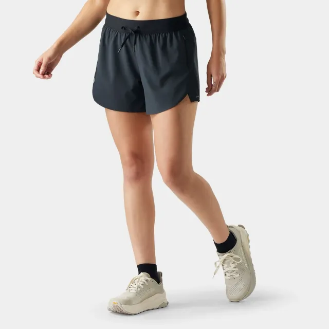 Smartwool Women's Active Lined 4" Short shorts svart lett