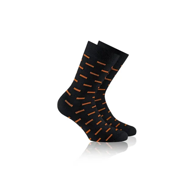 Rohner Fashion Black Pumpkin sokker temperaturutjevnende