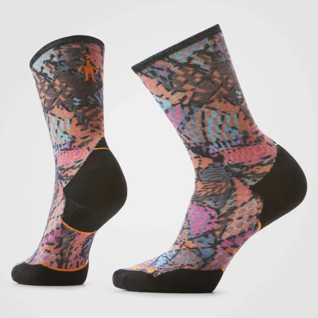 Smartwool Trail Run Triangle Prism Crew sokker garden pink demping