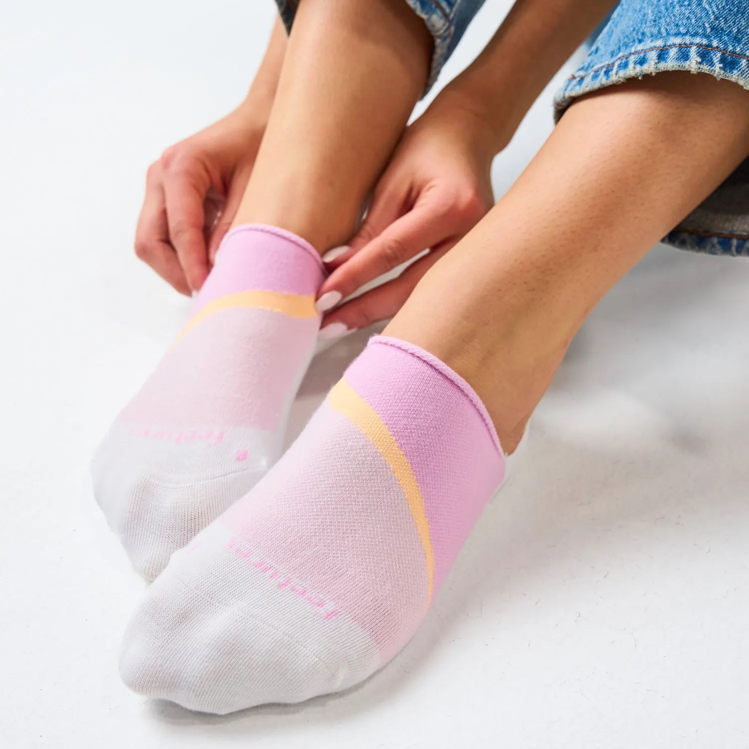 Feetures Everyday Ultra Light Invisible sokker 6-pk White usynlige