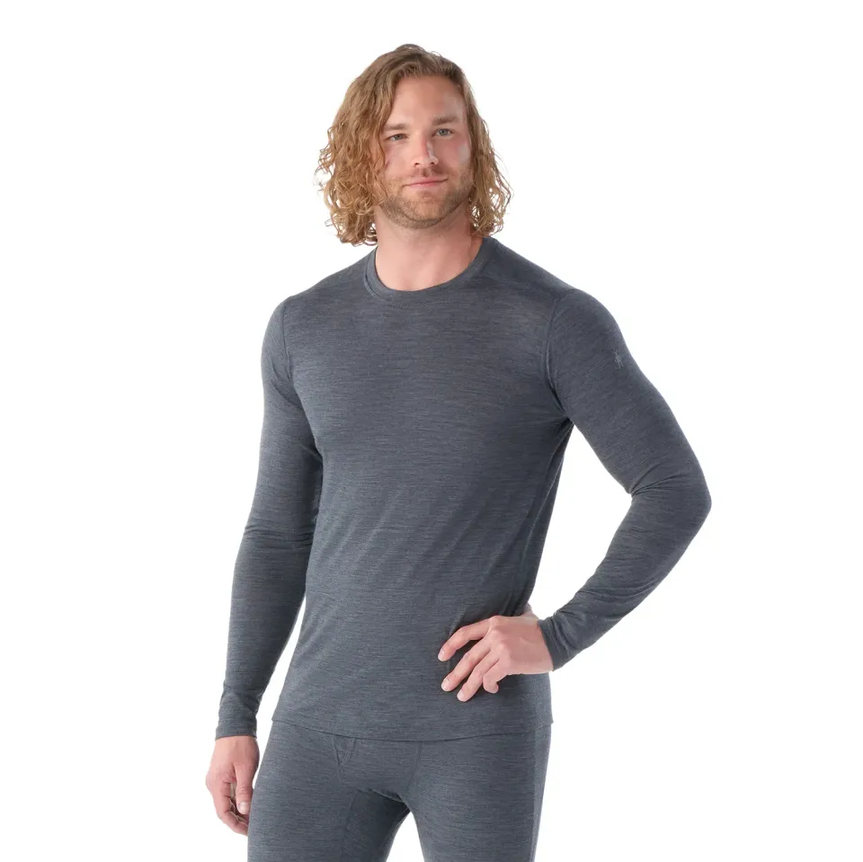 Smartwool Classic All-Season Merino Base Layer ulltrøye Iron Heather