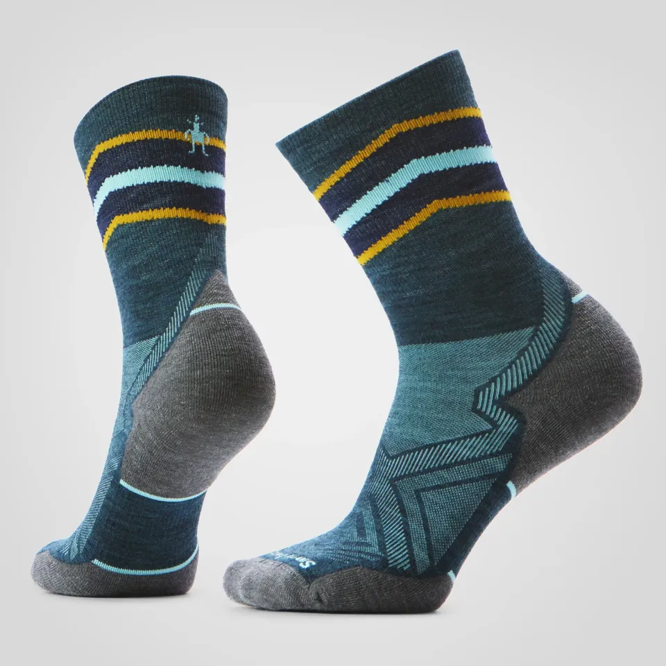 Smartwool Run Mid Crew løpesokker twilight blue dame