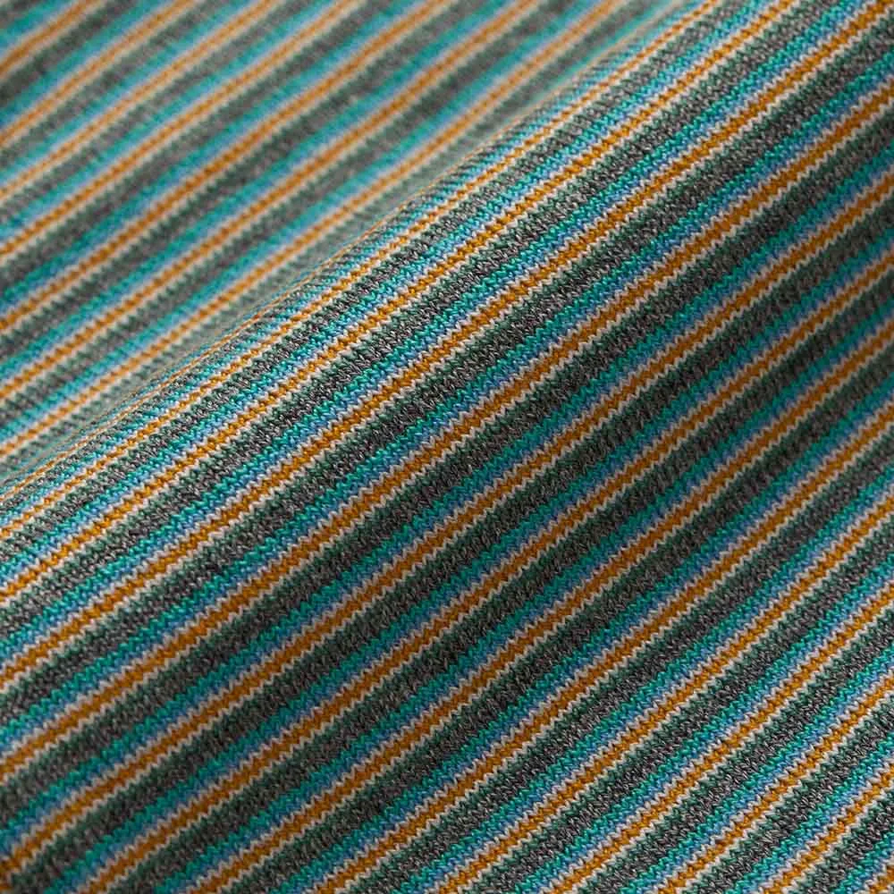 London Sock Company Simply Stripes Grey Blue sokker 1 par bomull