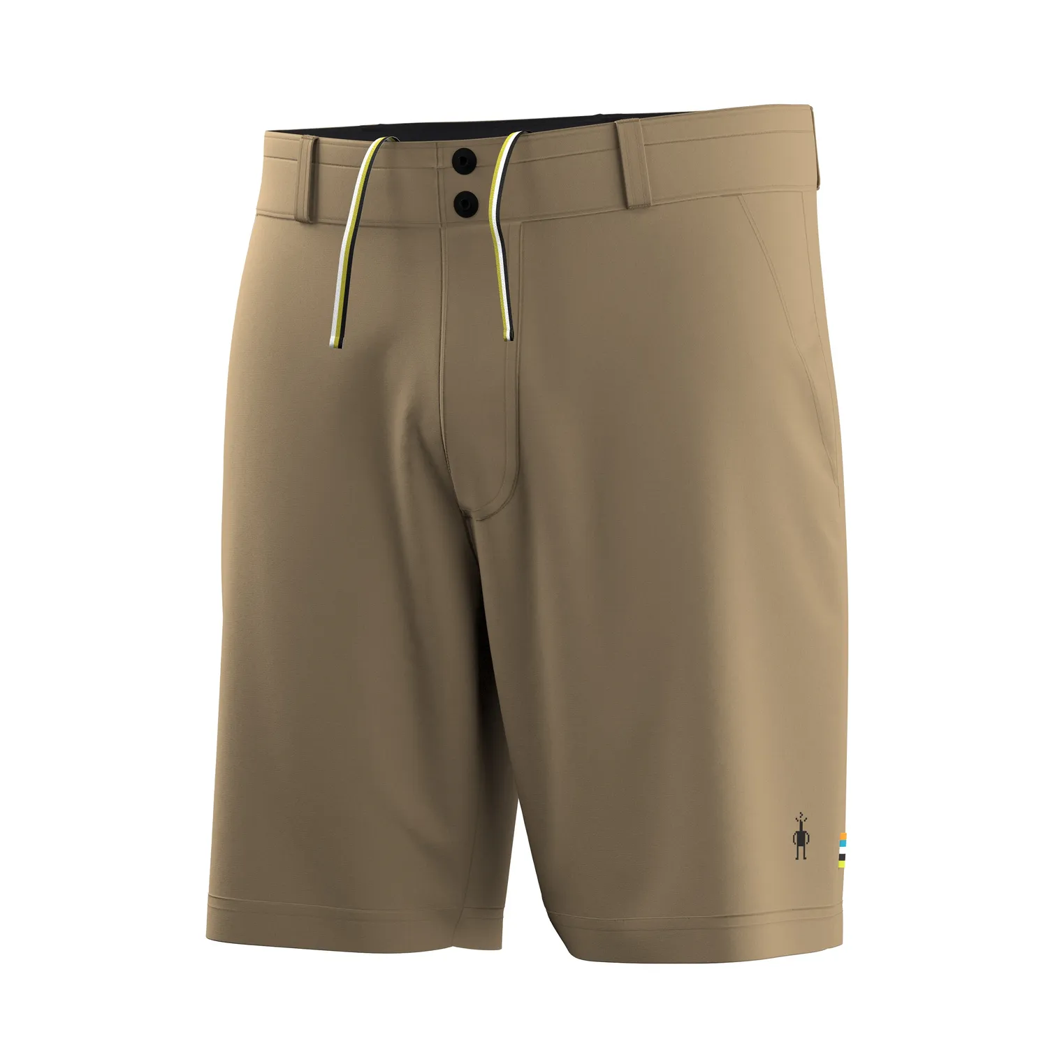 Smartwool 8" shorts khaki herre stretch merinoull