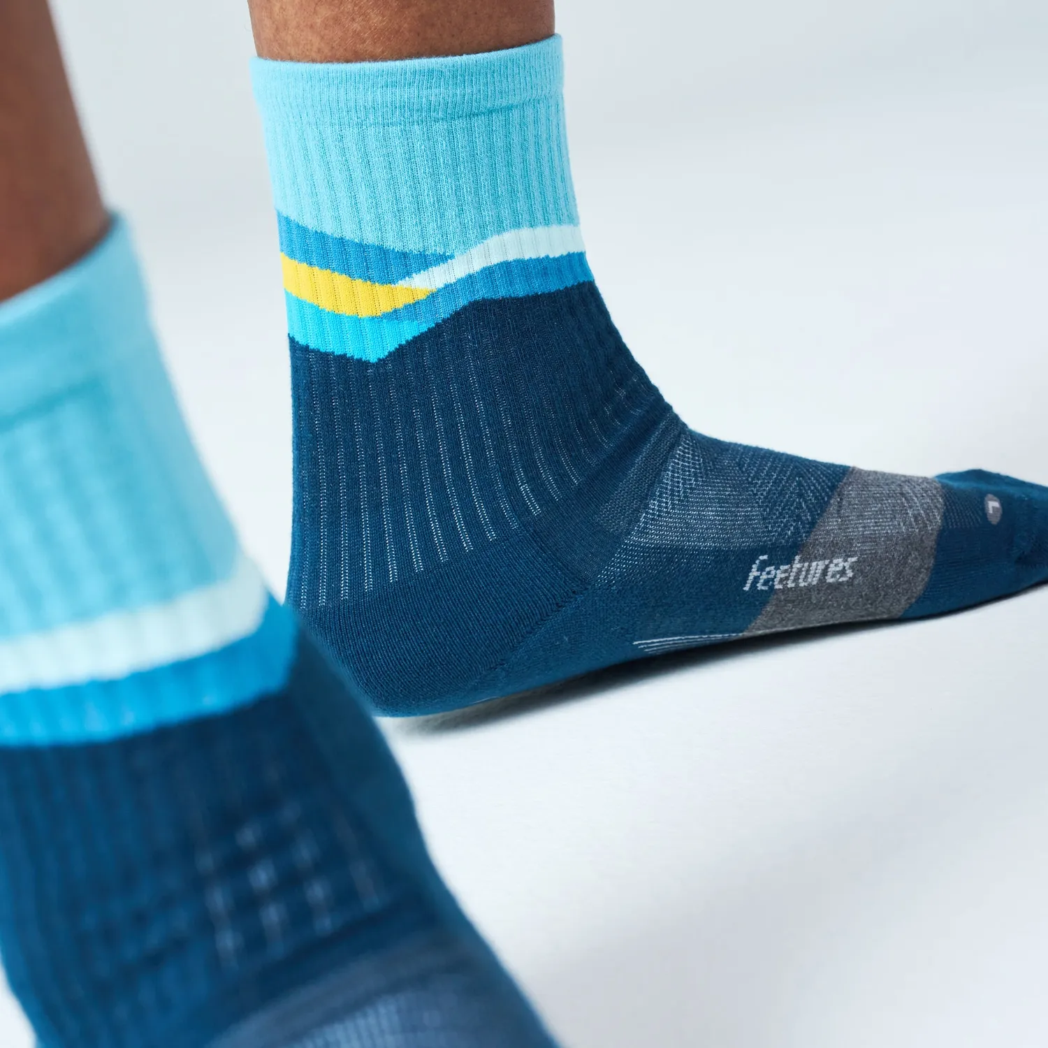 Feetures Trail Max Cushion Mini Crew løpesokker demping