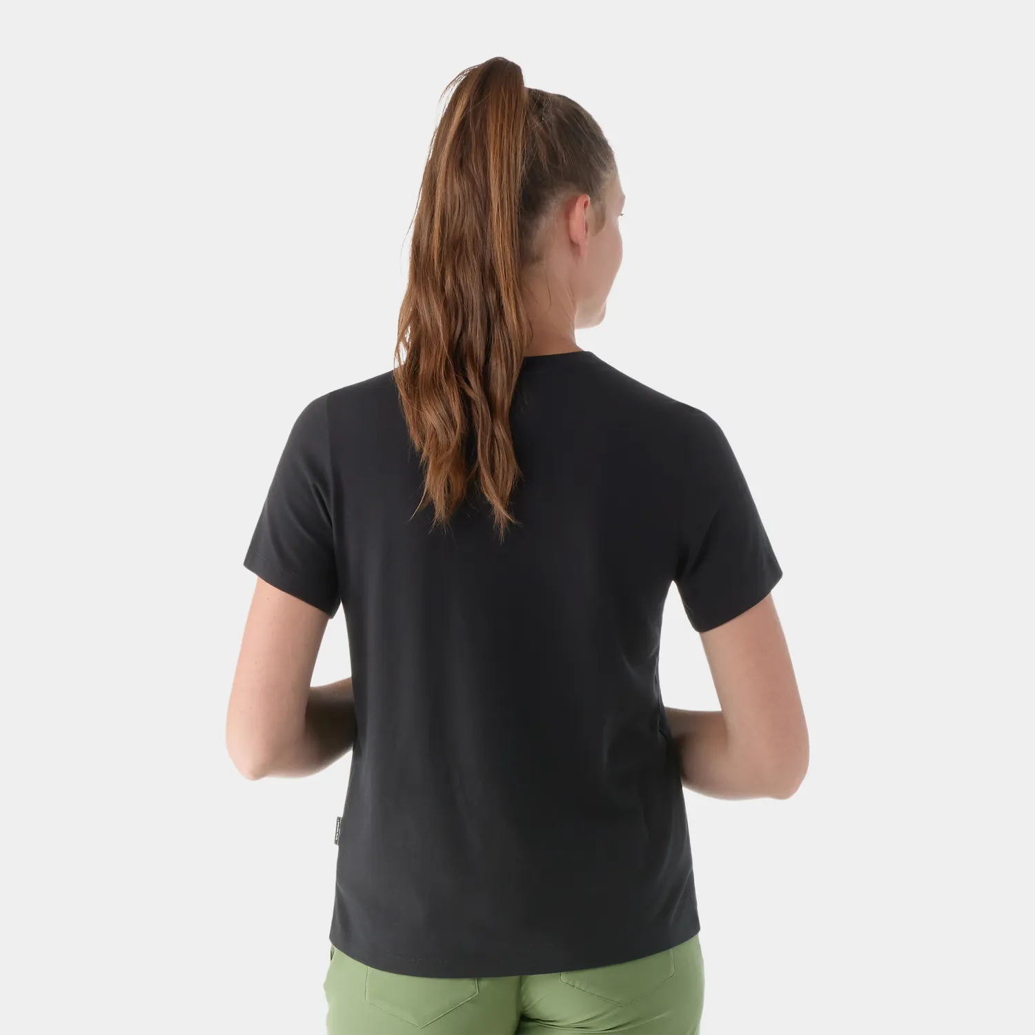 Smartwool Perfect Crew T-skjorte Dame Svart Ull