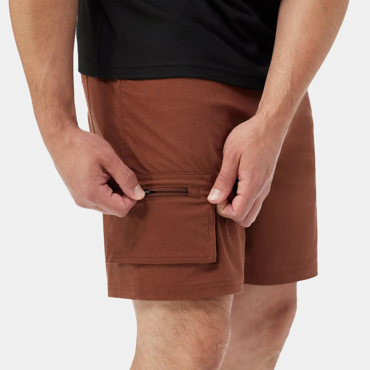 Smartwool Merino 7 Cargo Hike shorts sable brown
