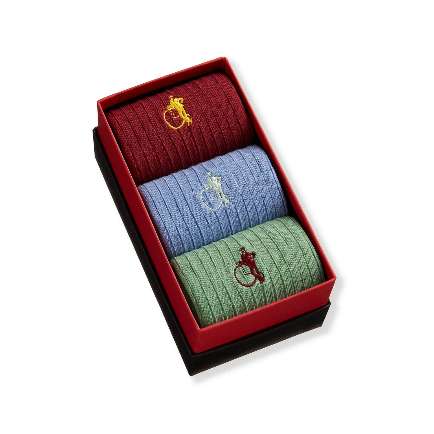 London Sock Company Melrose Classics sokker 3 par retro bomull