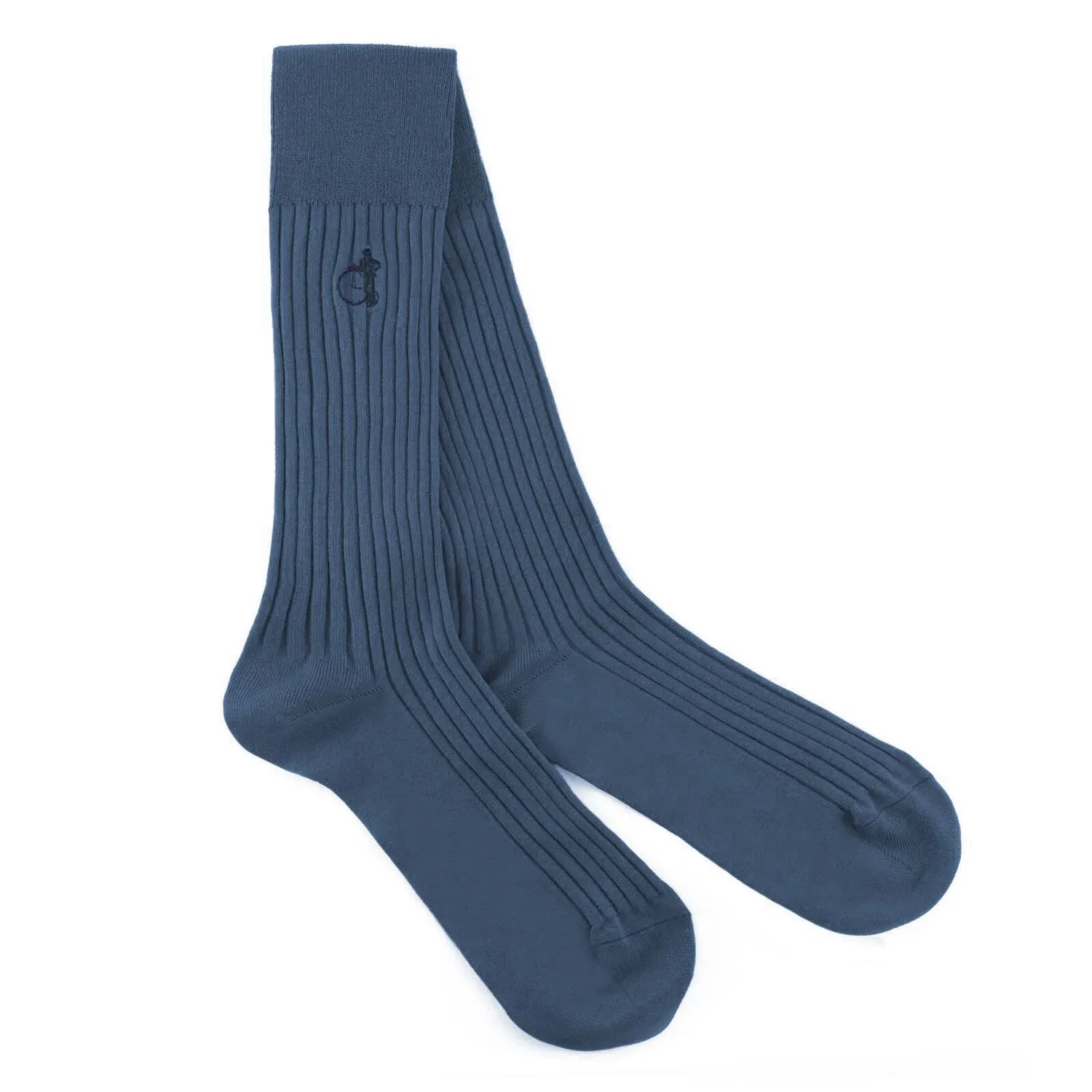 London Sock Company Dash of Class Dusk sokker 6-par blå