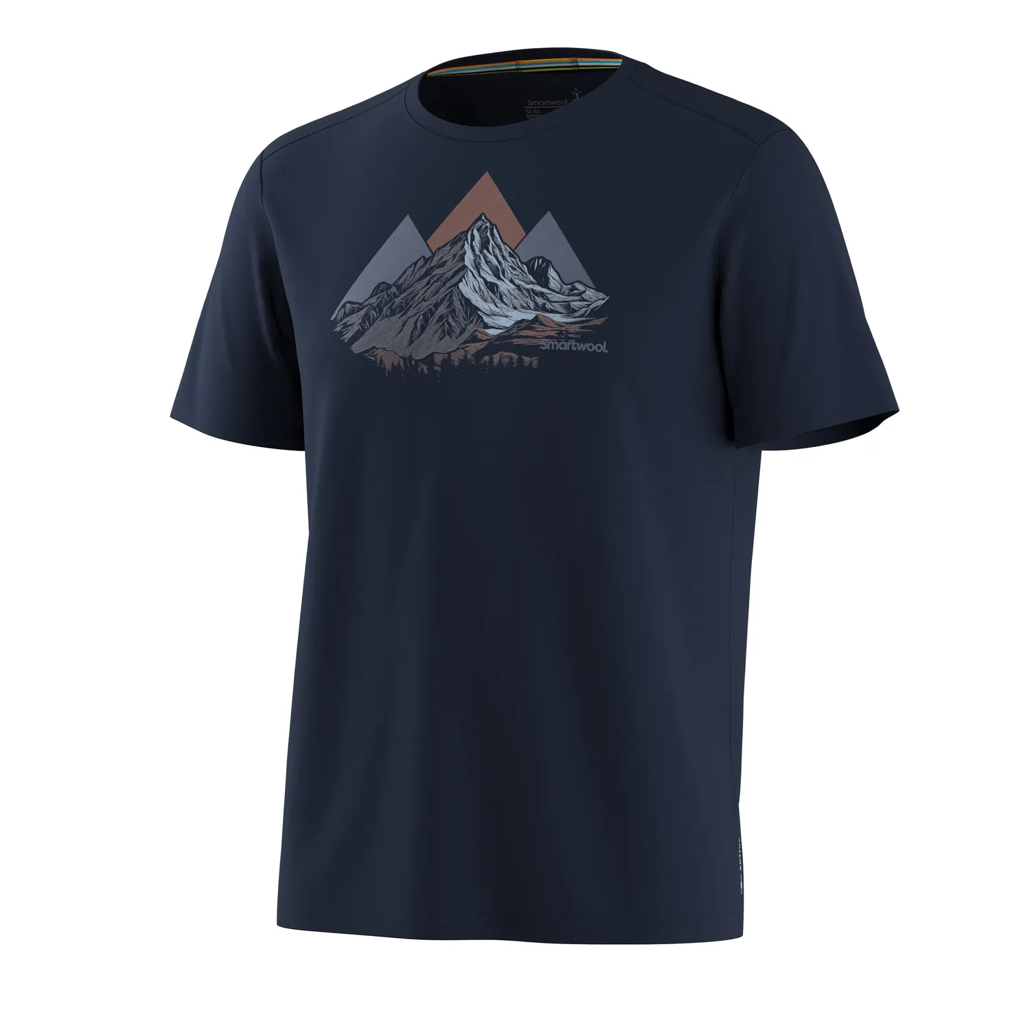 Smartwool Peak Bagger Active t-skjorte navy ull