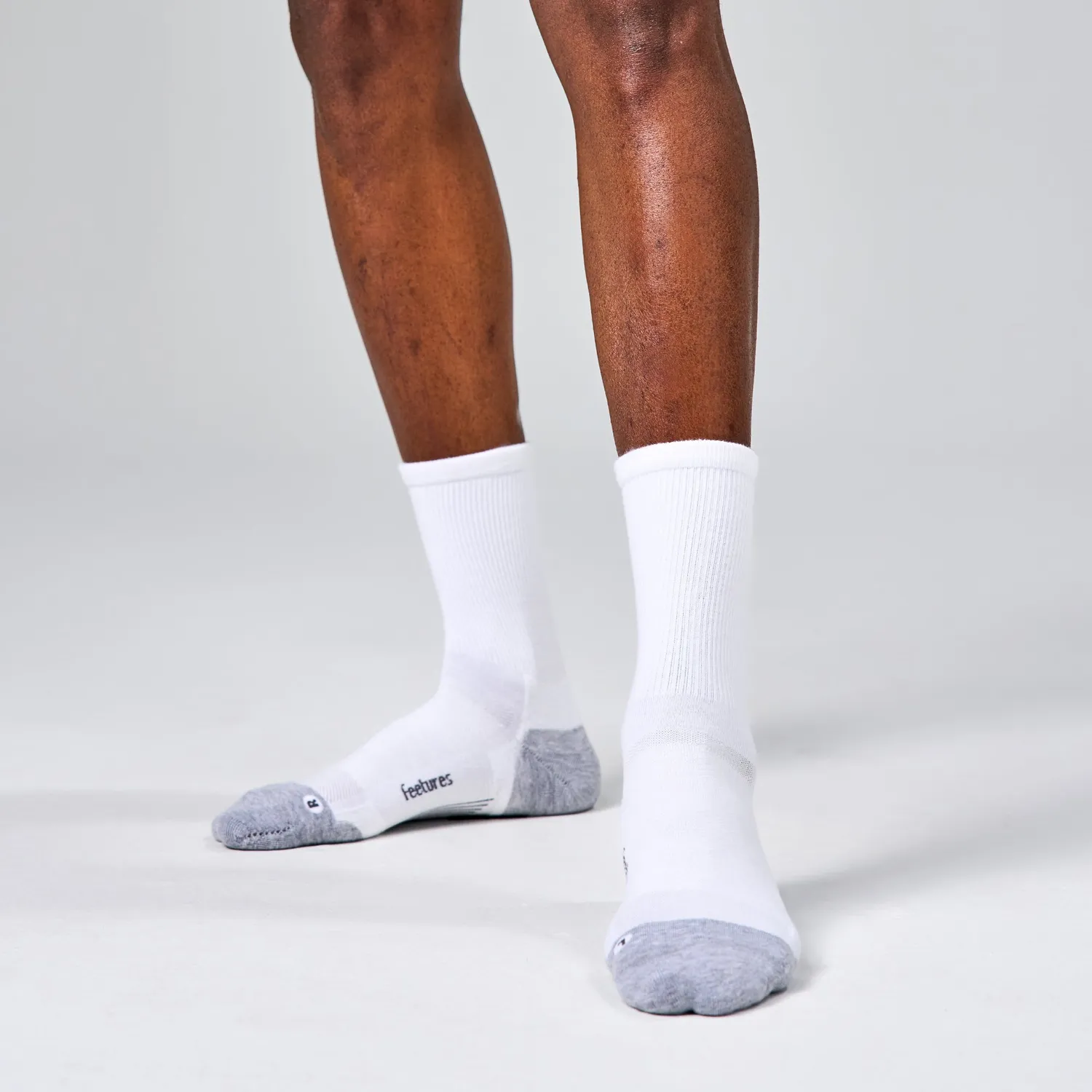 Feetures Elite Max Cushion Mini Crew sokker 3-pack hvit miks