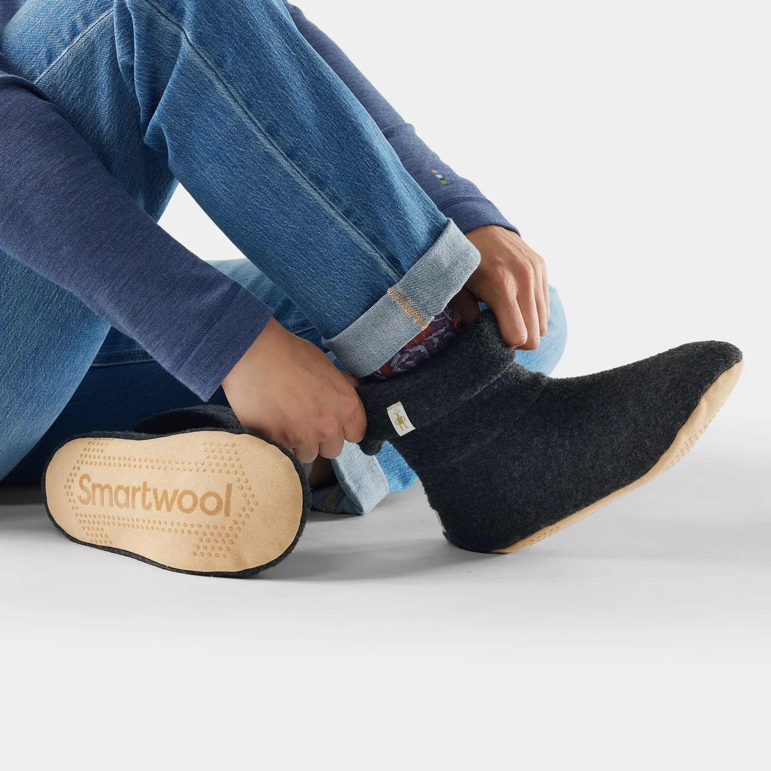 Smartwool Second Cut Fleece tøfler charcoal