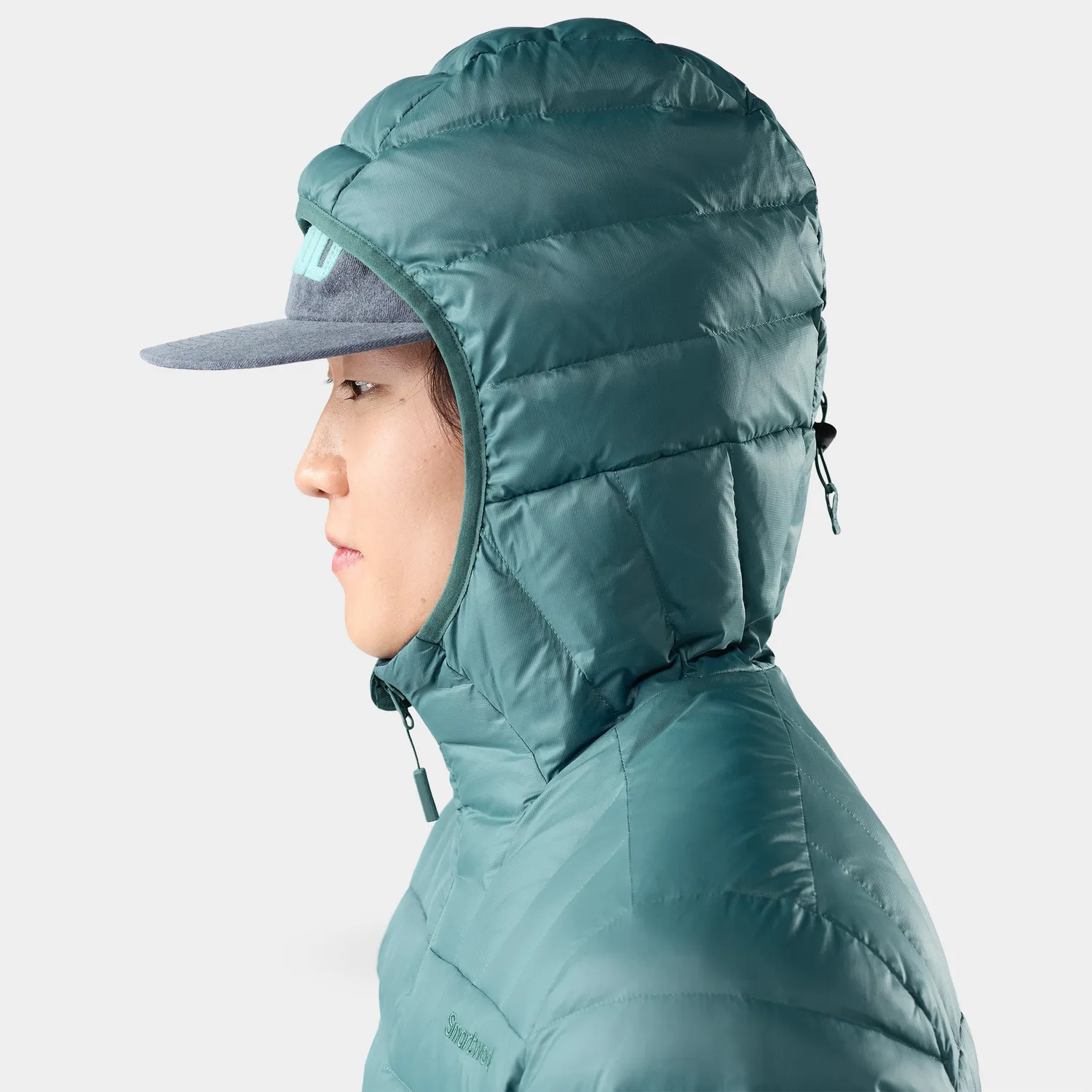 Smartwool Winterloft Hooded dunjakke dusty teal 700-fill