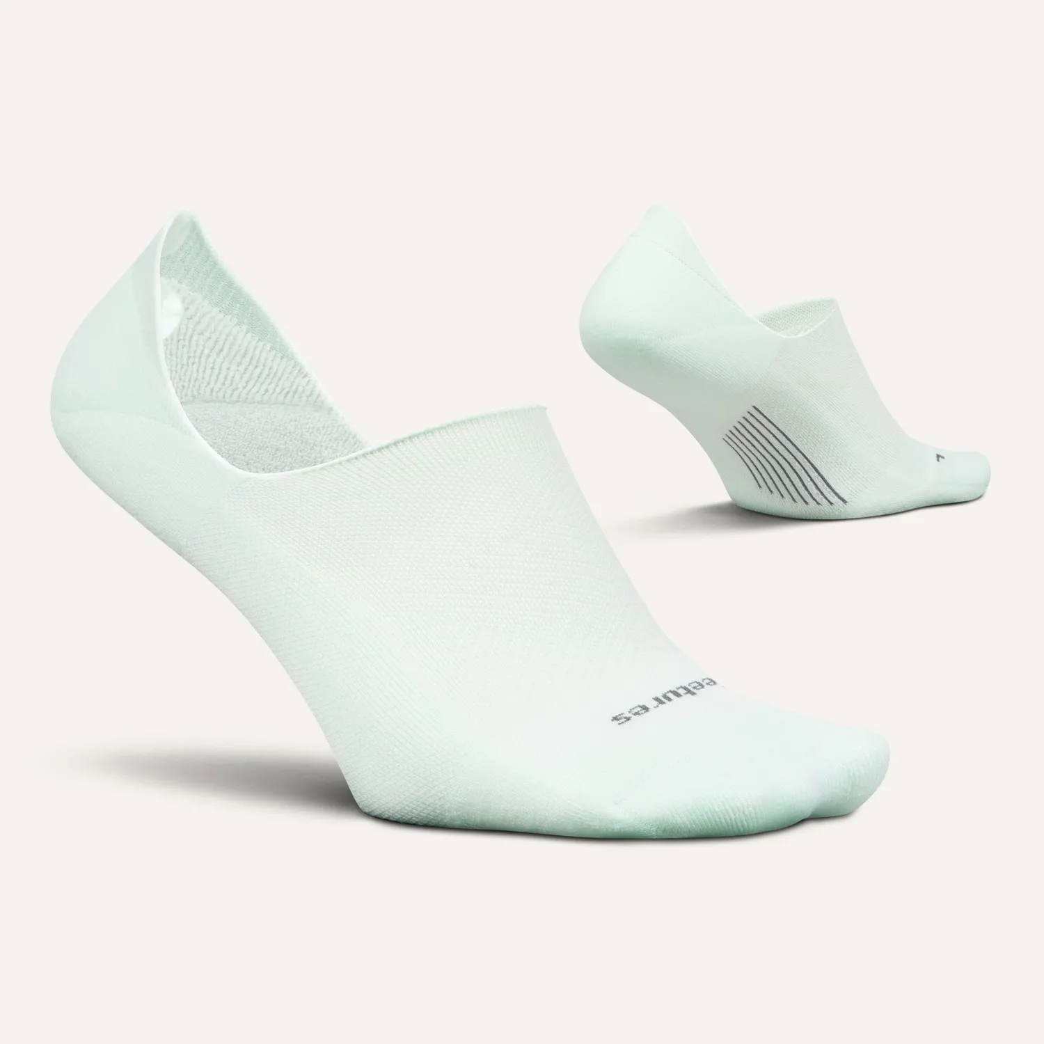 Feetures Elite Light Cushion Invisible sokker hvit lett