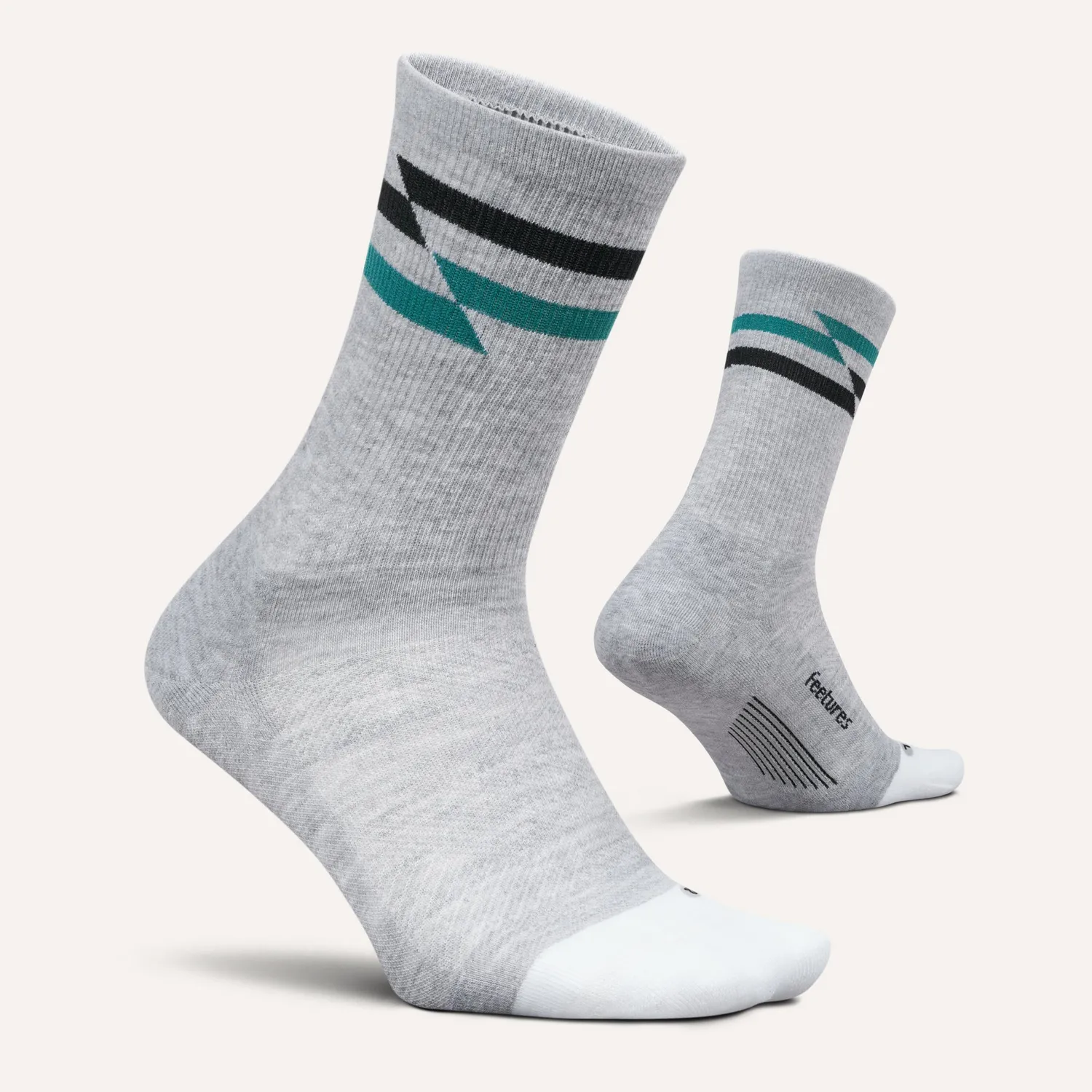Feetures Elite Max Cushion Mini Crew sokker hvit tykke