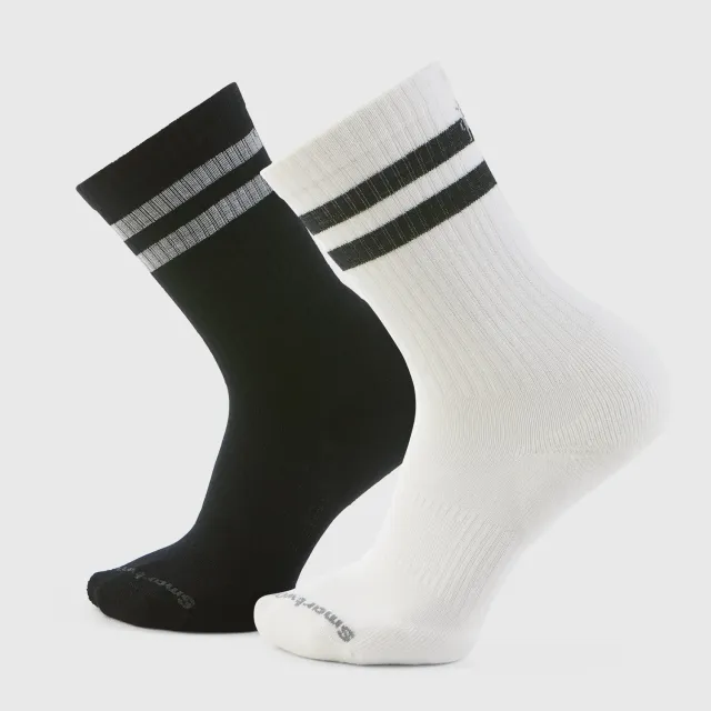 Smartwool Everyday Athletic Striped Crew sokker stripet myk
