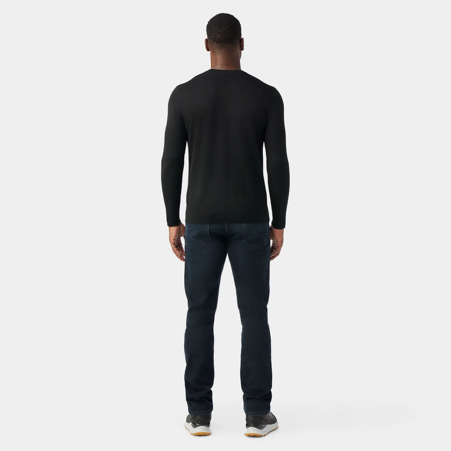 Smartwool Sparwood Crew herre genser black merino