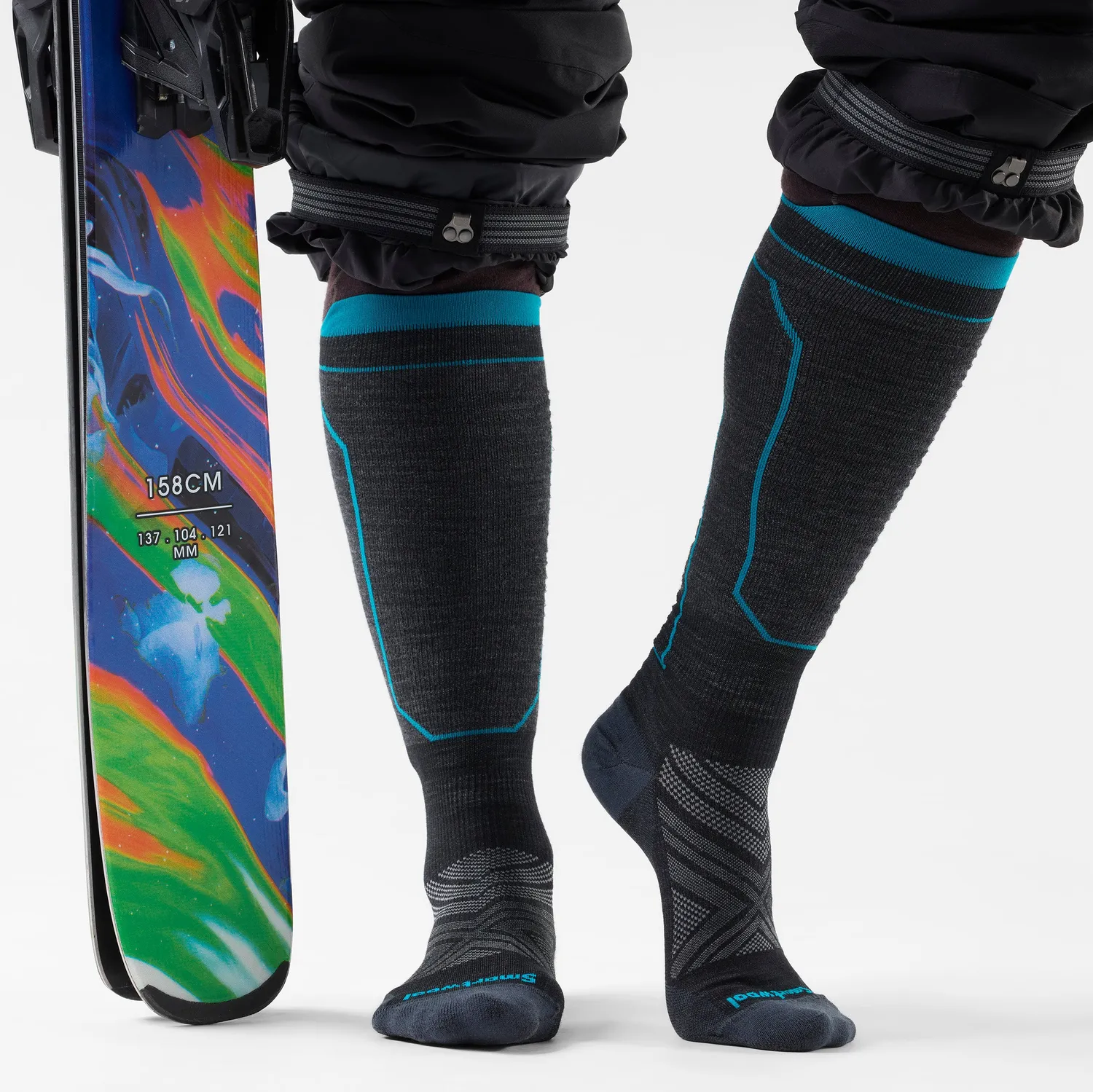 Smartwool Ski OTC sokker Black ull til ski