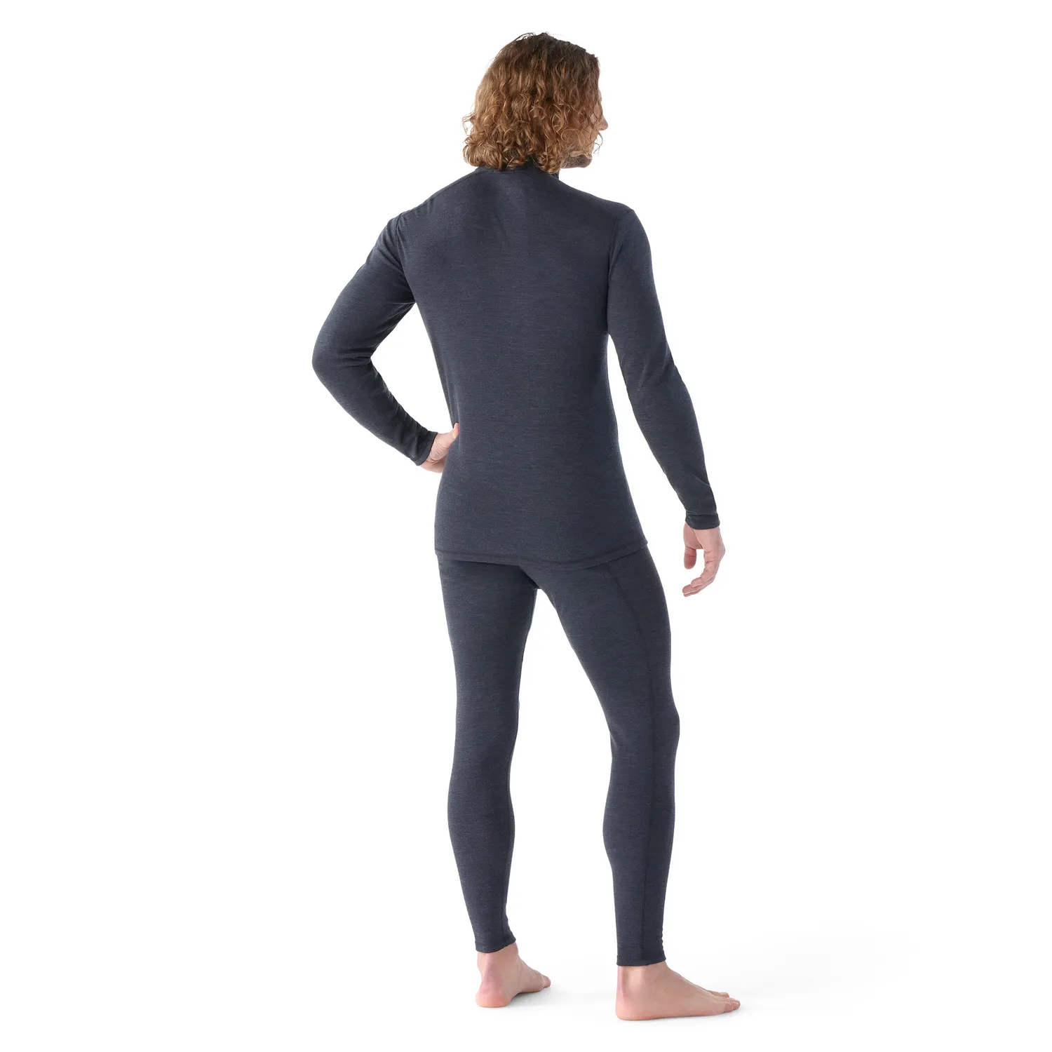 Smartwool Classic Thermal Merino quarter-zip charcoal ull