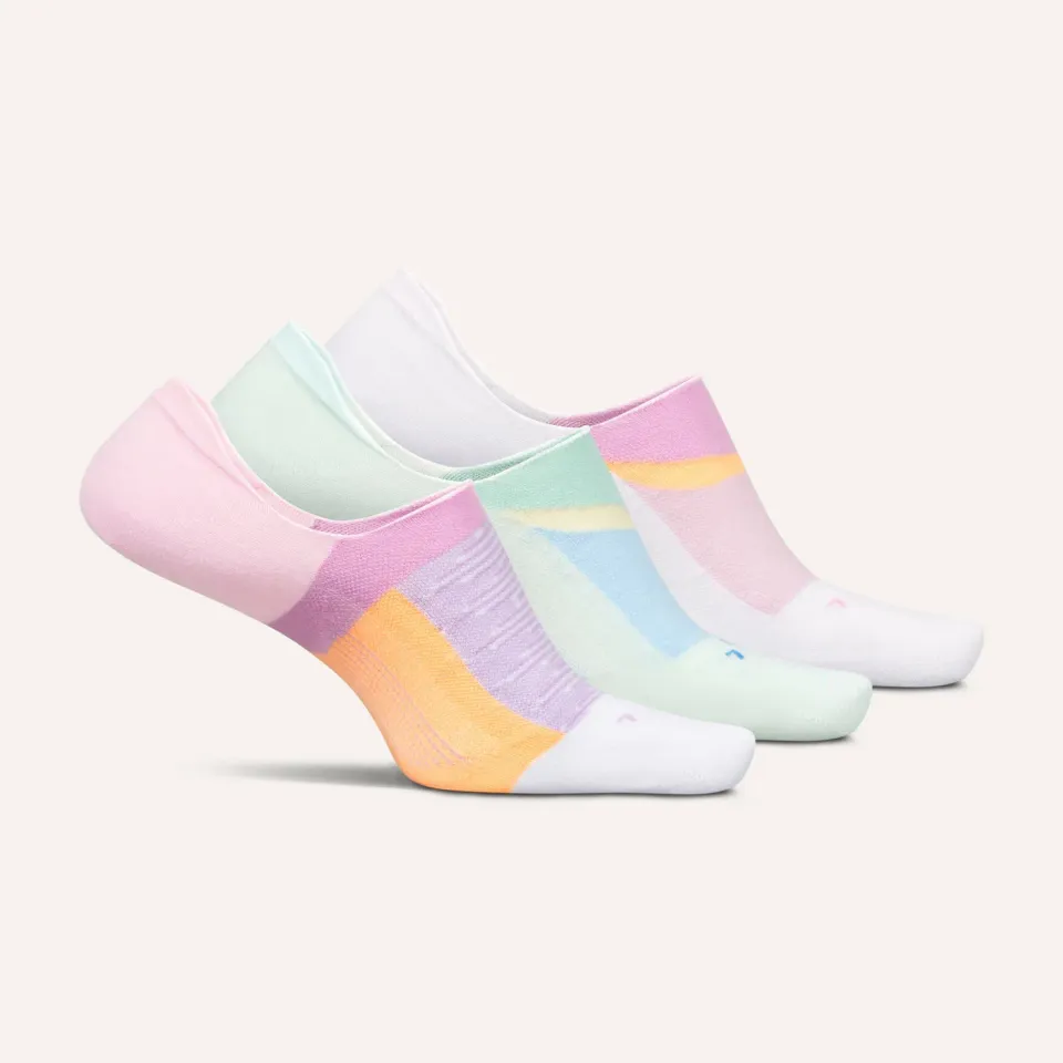 Feetures Everyday Ultra Light Invisible sokker hvit 3-pack usynlig