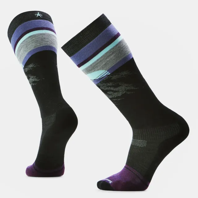 Smartwool Snowboard Mountain Sunrise snowboardsokker svart ull
