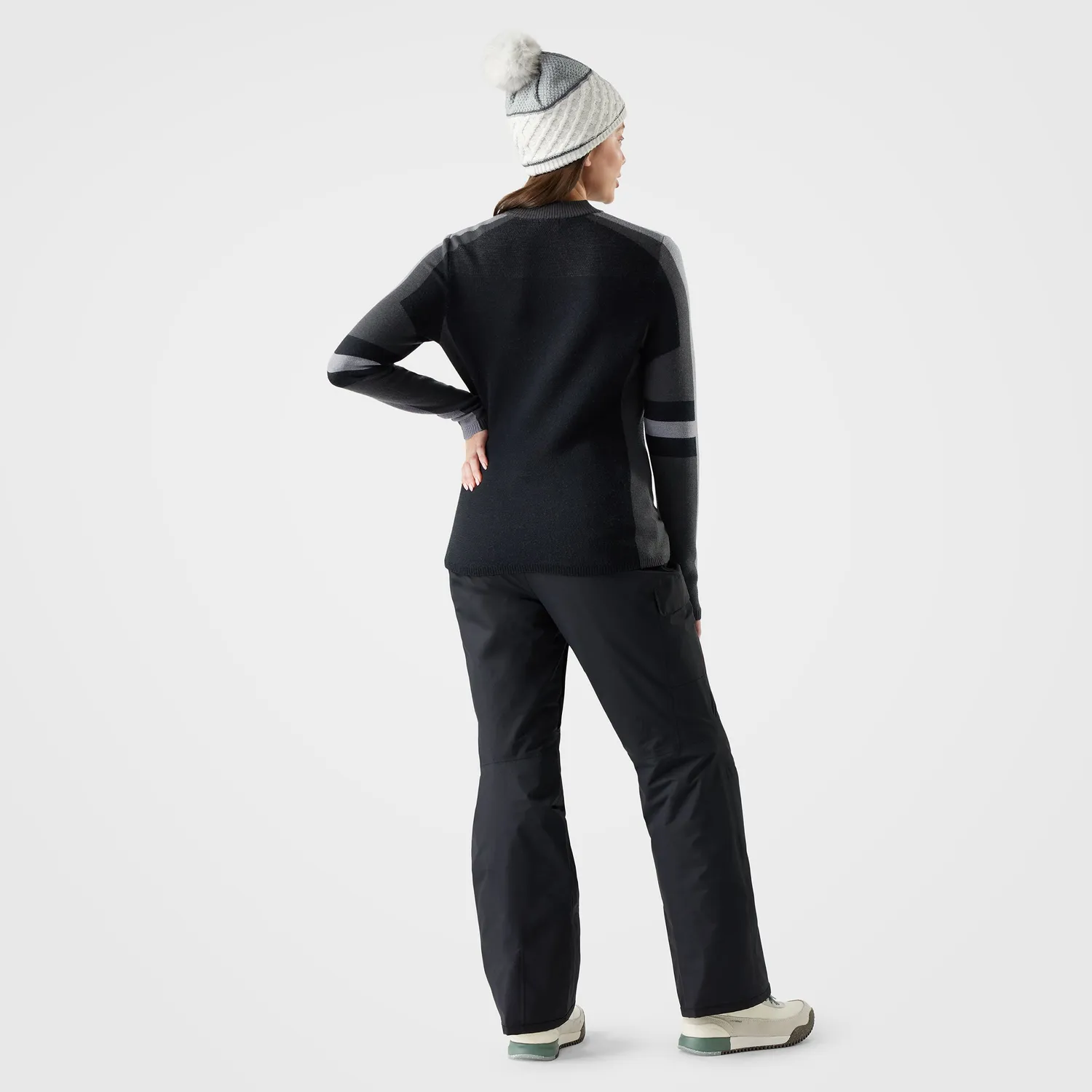 Smartwool Alpine Crew ullgenser Black merinoull