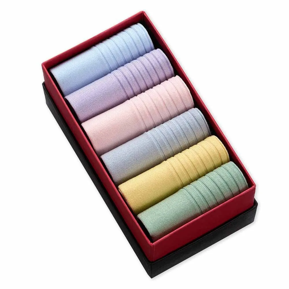 London Sock Company Simply Pastel Trainer sokker 6-pak pastel