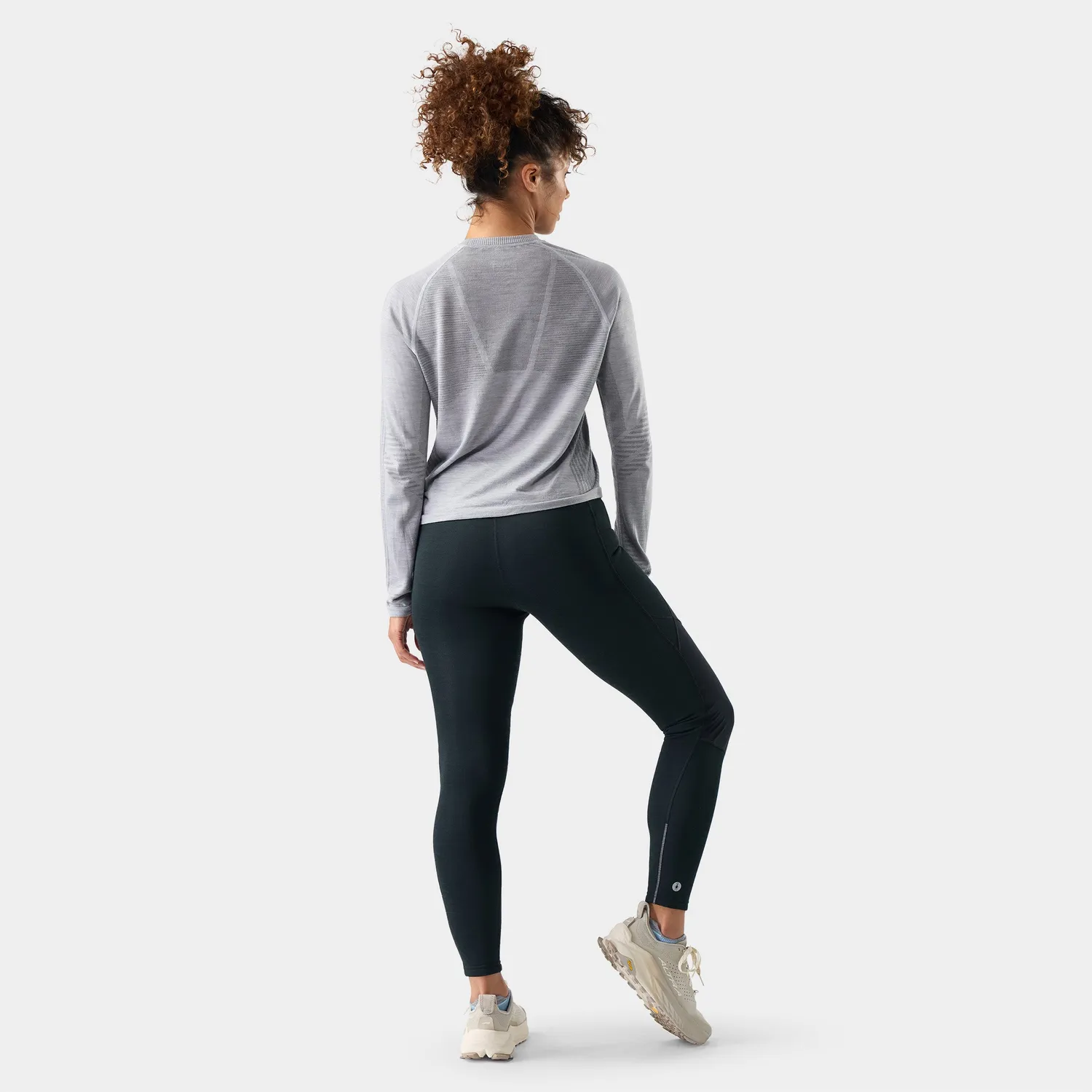 Smartwool Active Fleece Wind Tight treningstights svart