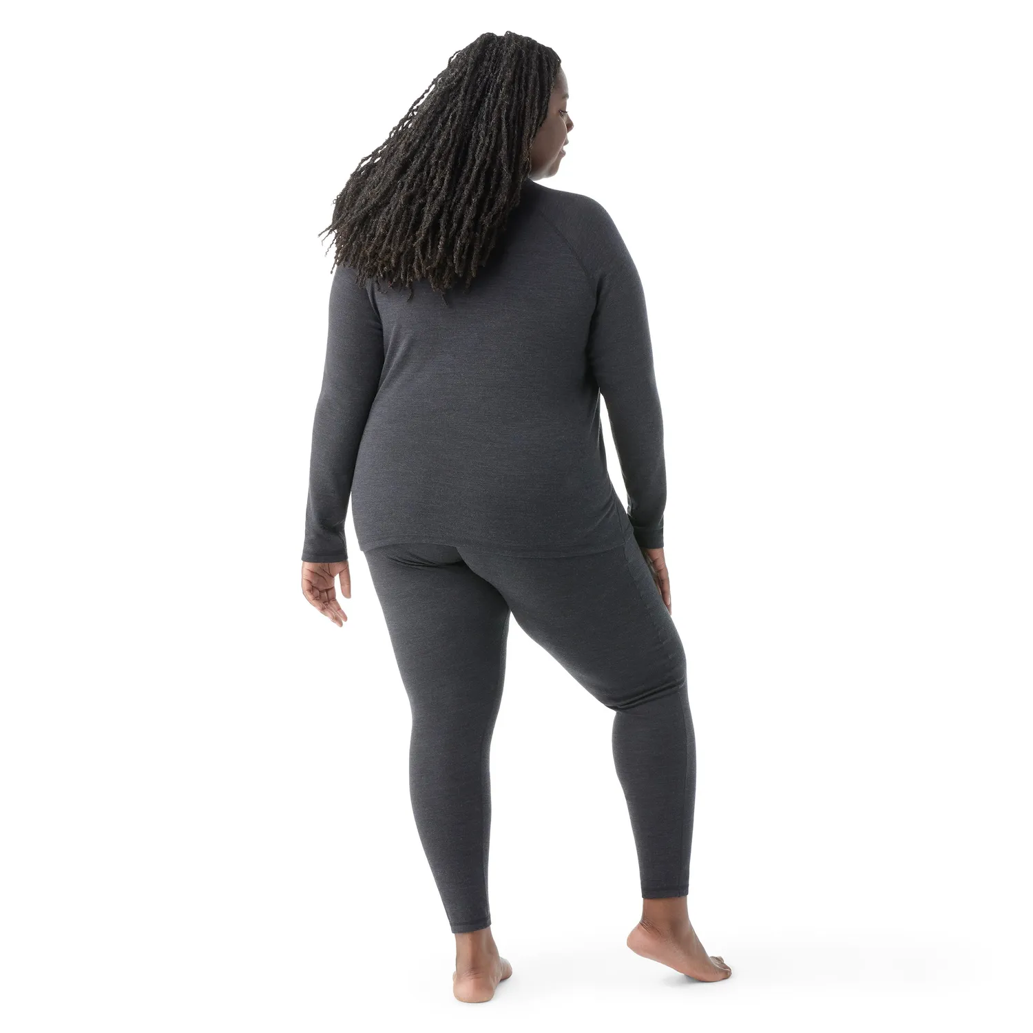 Smartwool Classic Thermal Merino ulltrøye dame Charcoal ull