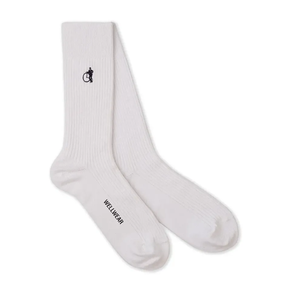 London Sock Company Wellwear Casual sokker økologisk bomull hvit