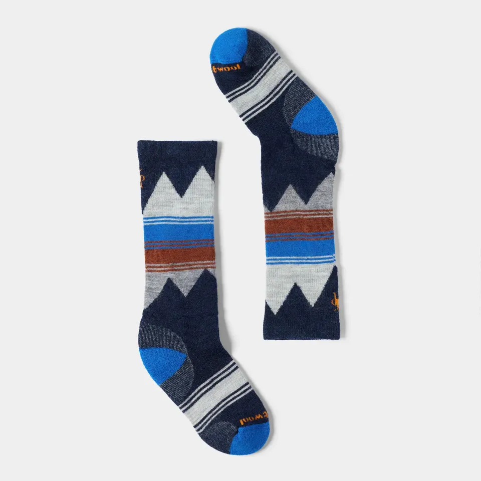 Smartwool Kids Ski OTC skisokker Deep Navy merino
