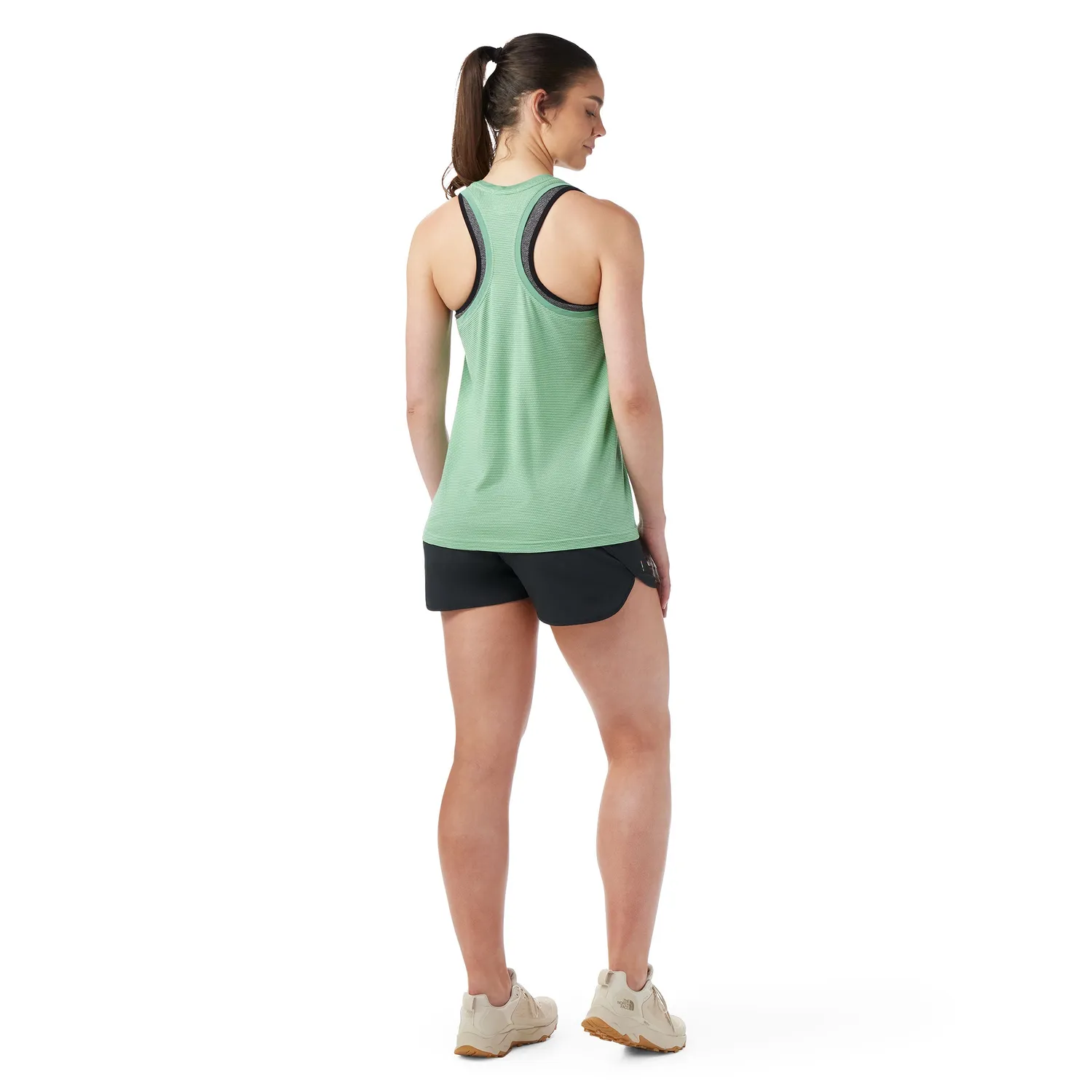 Smartwool Active Mesh Racerback singlet zen green merino