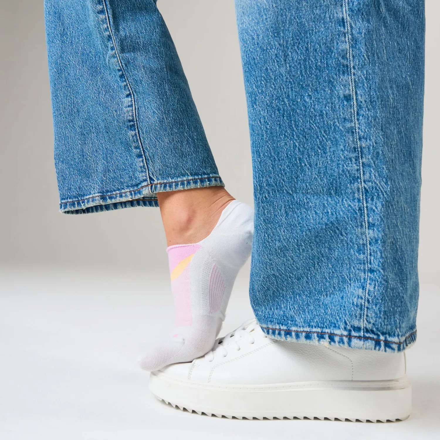Feetures Everyday Ultra Light Invisible sokker hvit