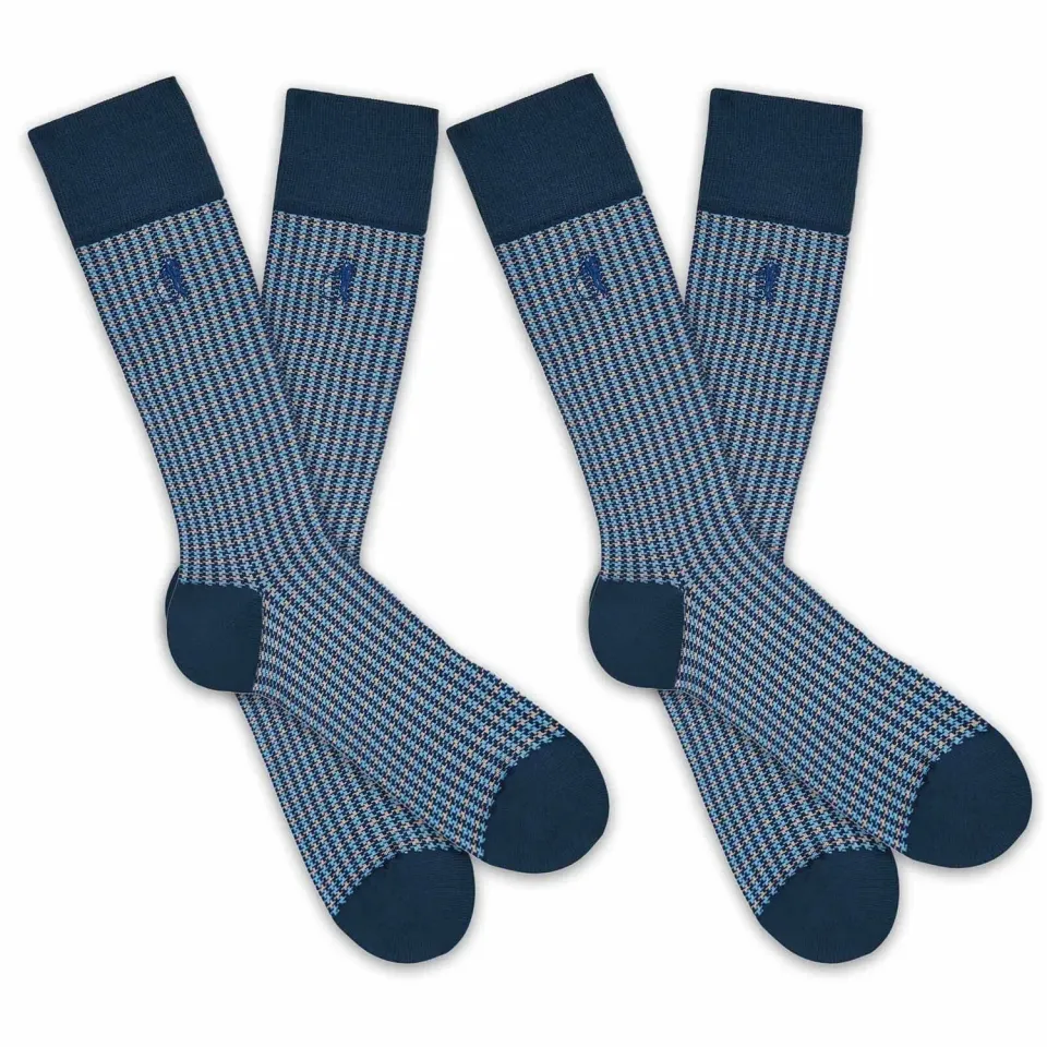 London Sock Company Shaken & Stirred sokker 2-pack Royal