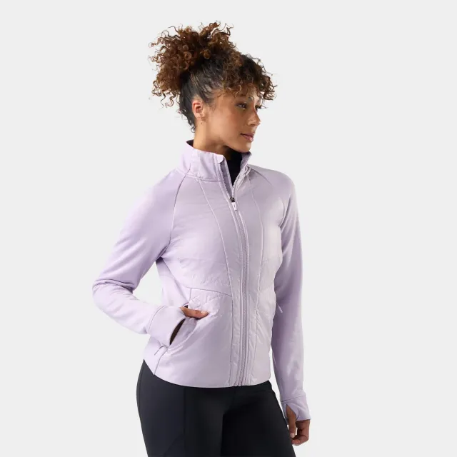 Smartwool Smartloft Hybrid jakke icy lavender ull