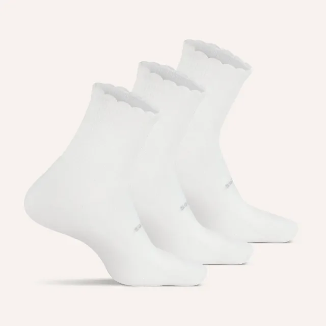 Feetures High Performance Max Cushion Quarter Tall sokker 3-pack tykk