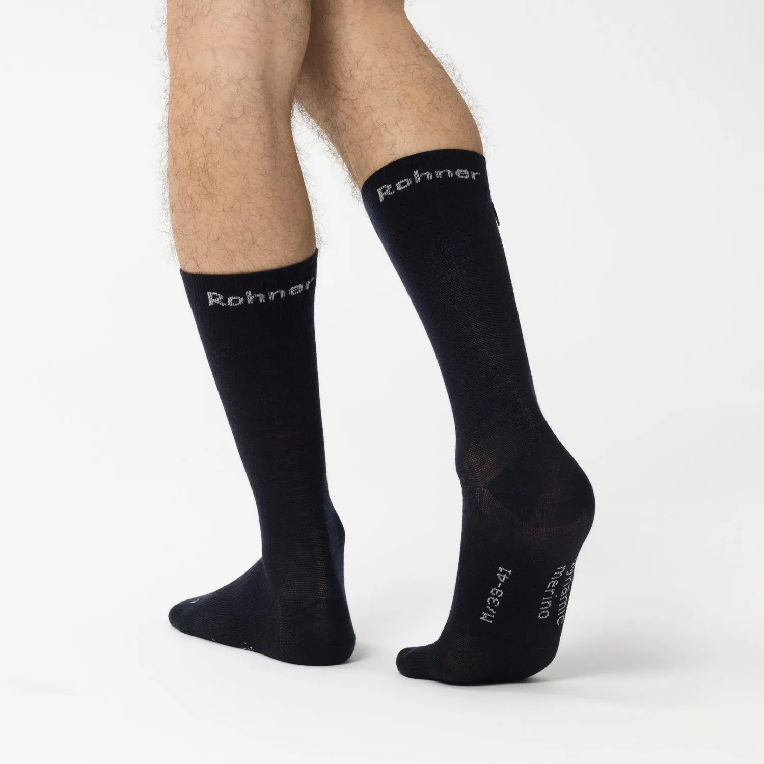 Rohner Dynamic Merino l/r tursokker navy 39-41