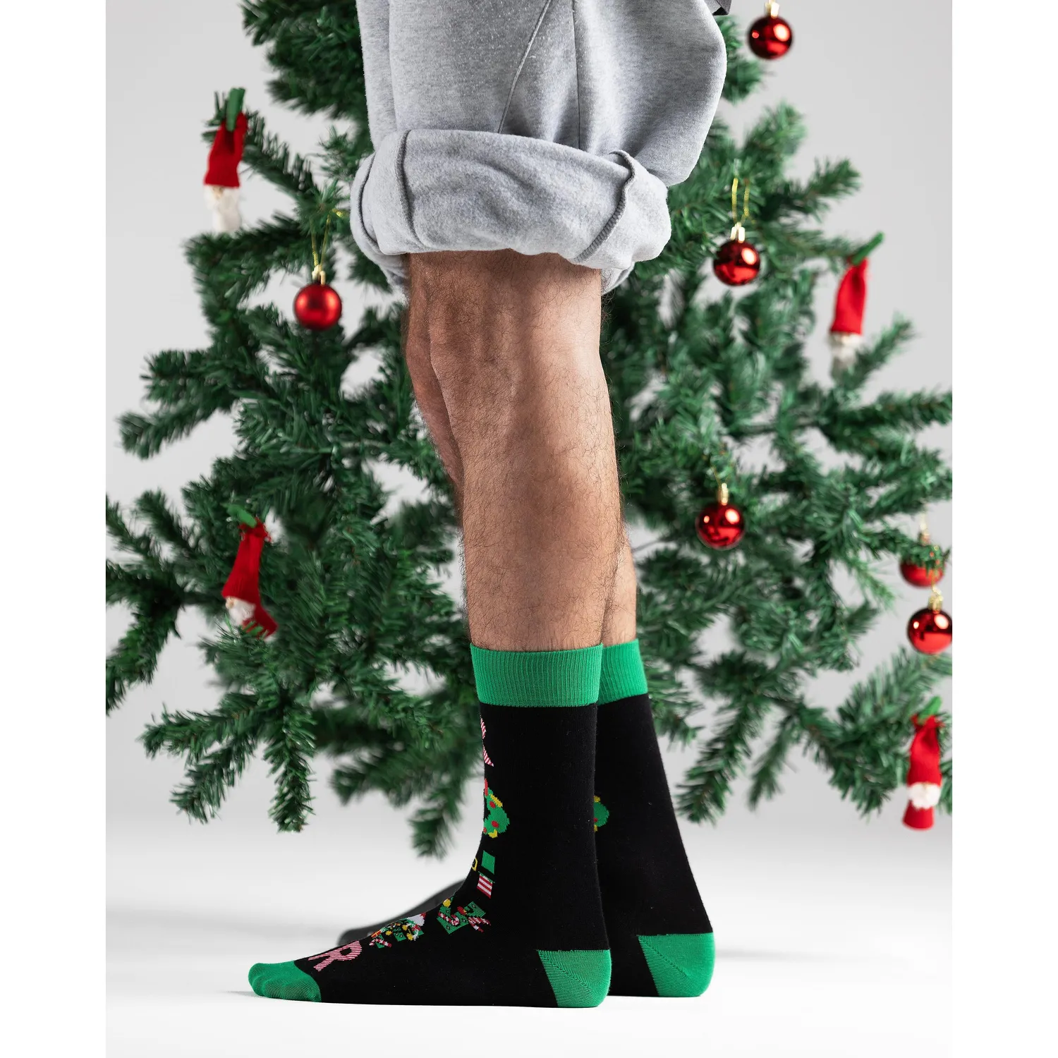 Rohner X-Mas julesokker grå 36-40 varm