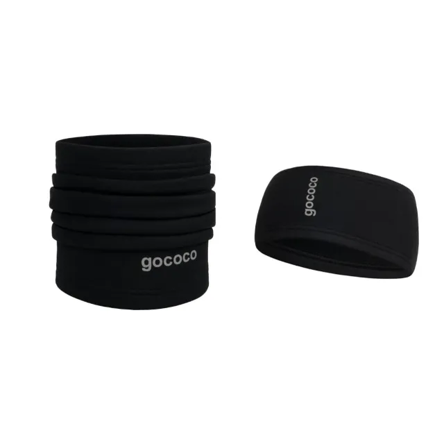 Gococo Powerstretch pannband halsvarmer svart