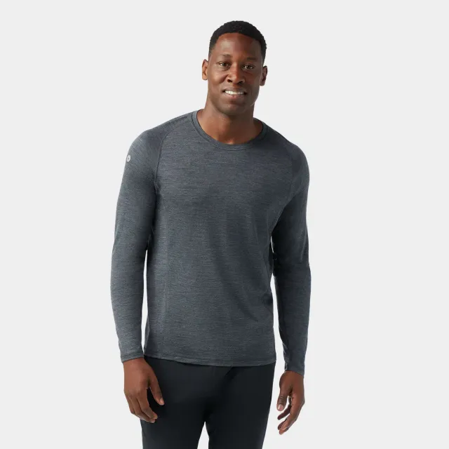 Smartwool Active Ultralite Long Sleeve treningsgenser Charcoal tynn