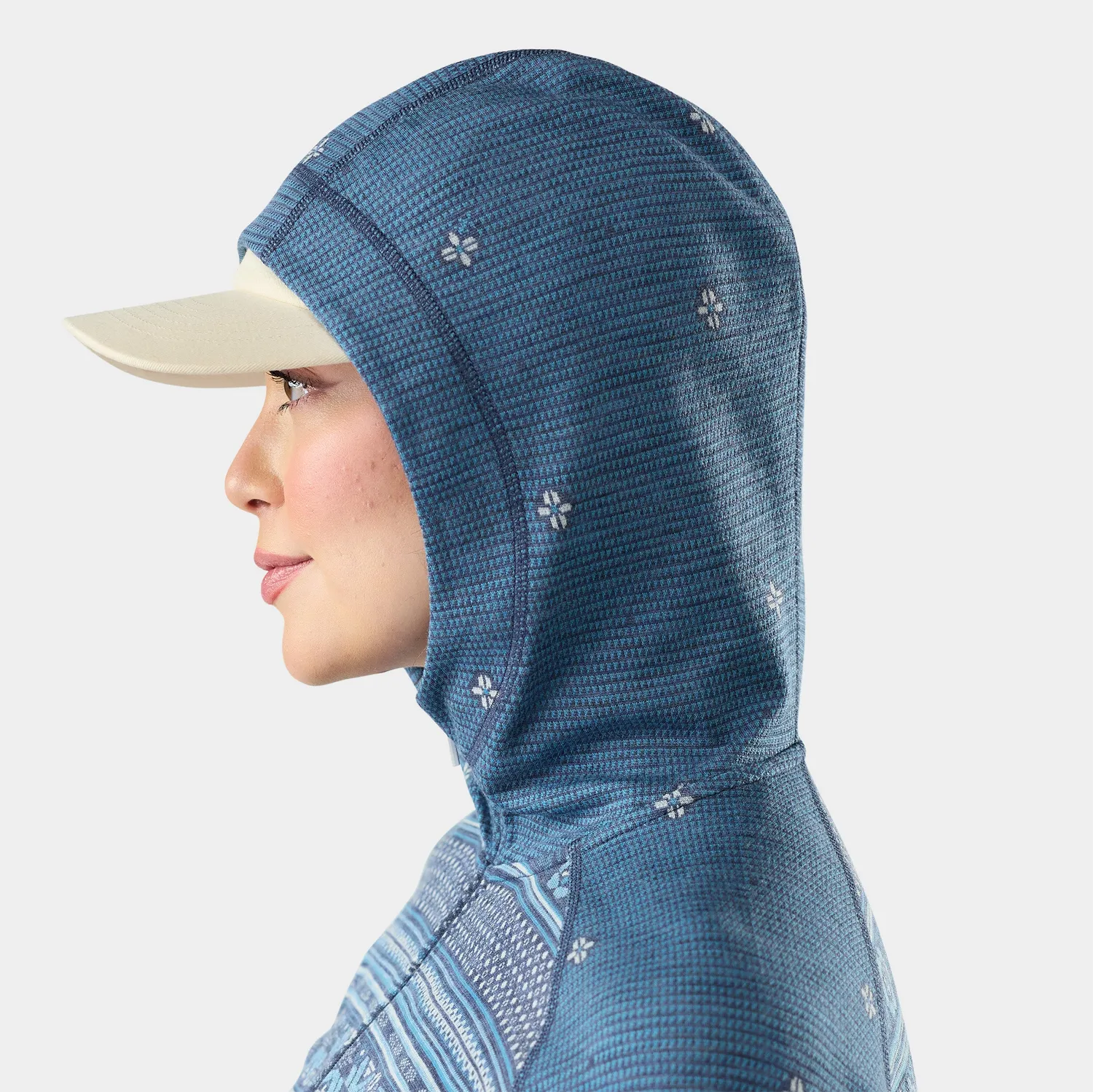 Smartwool Classic Thermal 1/2 Zip ullgenser Nightfall Fair Isle Fun