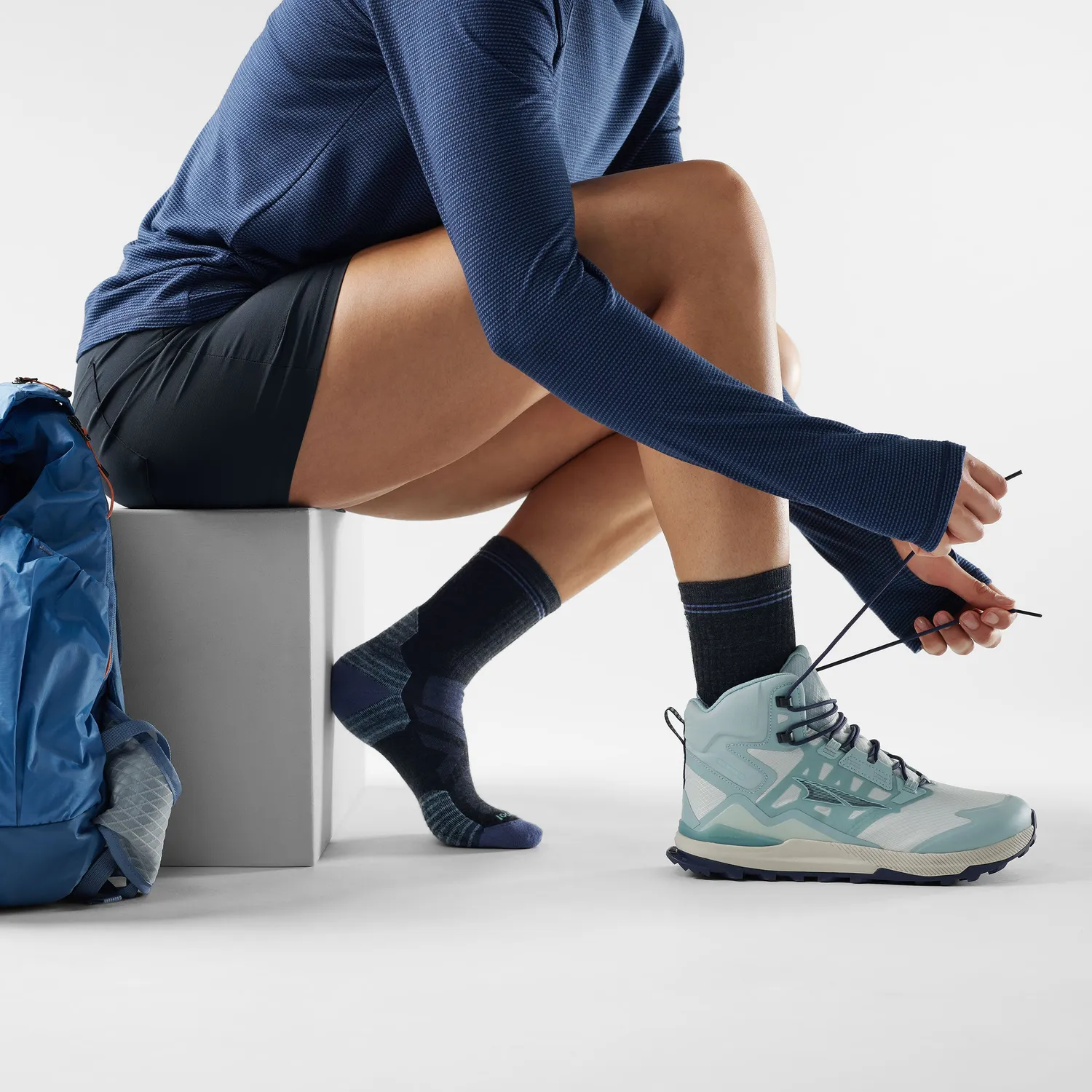 Smartwool Hike Targeted Cushion tursokker charcoal merinoull