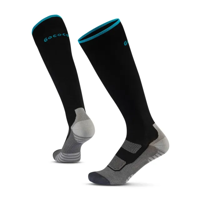 Gococo Compression Superior kompresjonssokker sort turkis