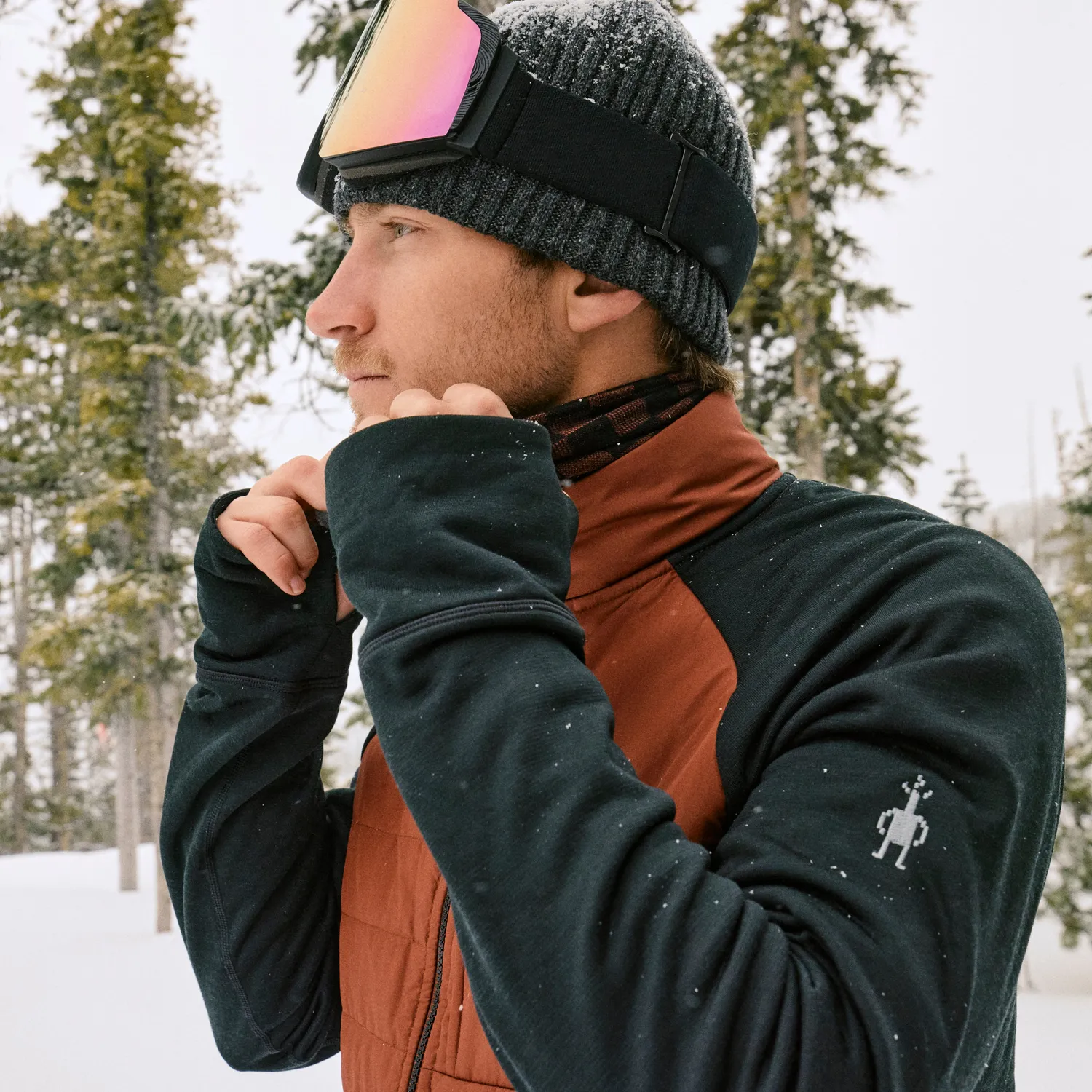 Smartwool Cuff Beanie lue svart merinoull