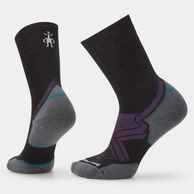 Smartwool Run Cold Weather Crew løpesokker svart ull